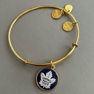 Alex & Ani Toronto Maple Leafs Charm Bangle Bracelet